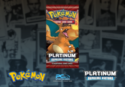 2009 Pokemon Platinum Supreme Victors Booster Pack Charizard Art Factory Sealed - Image 1