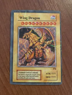 Yu-Gi-Oh! TCG Fake / Novelty Card Poorly Translated Holo - Wing Dragon - Image 1