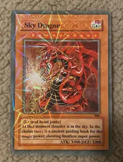 Yu-Gi-Oh! TCG Fake / Novelty Holo Card - Sky Dragon 390 - Image 1