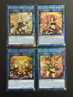 2025 YUGIOH RA04 ULTIMATE RARE HIITA THE FIRE CHARMER NM BONUS SET - Image 1