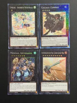 2025 YUGIOH RA04 COLLECTORS RARE GAGAGA COWBOY NM BONUS SET - Image 1