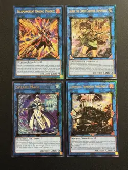 2025 YUGIOH RA04 ULTIMATE RARE SPLASH MAGE NM BONUS SET - Image 1