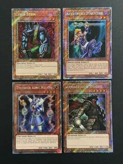 2025 YUGIOH RA04 PLATINUM SECRET RARE CYBER STEIN NM BONUS SET - Image 1