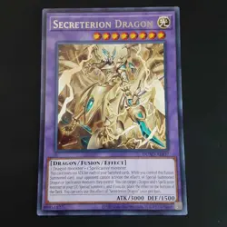 YuGiOh Secreterion Dragon (Asian English) DUAD-AE037, Rare, not Ultra Rare or EN - Image 1