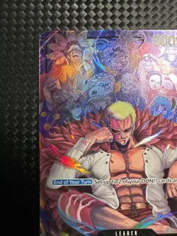 Donquixote Doflamingo One Piece Kingdoms Of Intrigue LEADER OP04-019 ALT ART - Image 3