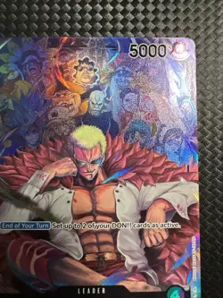 Donquixote Doflamingo One Piece Kingdoms Of Intrigue LEADER OP04-019 ALT ART - Image 4