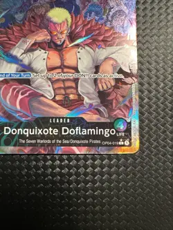 Donquixote Doflamingo One Piece Kingdoms Of Intrigue LEADER OP04-019 ALT ART - Image 5