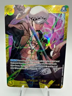 Trafalgar Law - OP10-119 (Reprint) SEC Nm English Foil One Piece TCG - Image 1