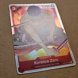 Roronoa Zoro ST01-013 - One Piece TCG - Starter Deck 1 SR Near-Mint Foil English - Image 2