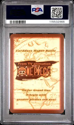 2001 ONE PIECE CARDDASS HYPER BATTLE GRAND BOX DX #C533 STRAW HAT CREW PSA 10 - Image 2