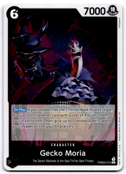 One Piece Gecko Moria PRB02-013 Premium Booster -The Best- Vol. 2 Foil English - Image 1
