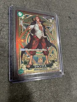 Shanks ST16-004 SP OP11 Parallel A Fist of Divine Speed One Piece Card Japanese - Image 1