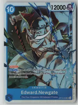 Edward.Newgate OP13-042 One Piece Carrying On His Will Super Rare Near Mint - Image 1