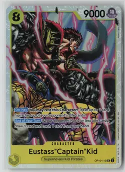 Eustass"Captain"Kid (112) OP10-112 One Piece Royal Blood Super Rare Near Mint - Image 1
