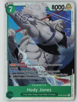 Hody Jones (035) OP06-035 One Piece Wings of the Captain Super Rare Near Mint - Image 1