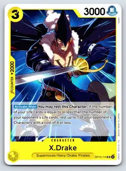 One Piece - OP10-114 - X.Drake - UC - US Seller - Image 1