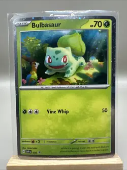 Bulbasaur Charmander Squirtle Pokemon Cards Cosmos Promo Set 046 047 048 NM 151 - Image 2