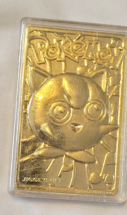 Jigglypuff #39 - Pokemon Burger King 1999 Gold Plated Trading Card - Image 2