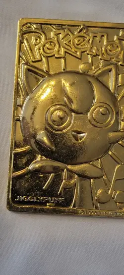 Jigglypuff #39 - Pokemon Burger King 1999 Gold Plated Trading Card - Image 4
