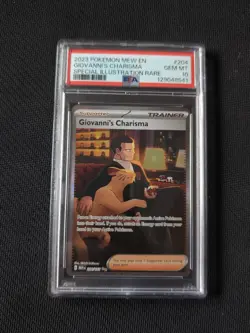 giovanni's charisma 204 PSA 10 Graded Pokemon Card - Image 1