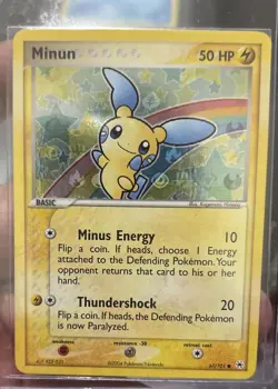 Minun 67/101 Ex Hidden Legends Reverse Holo Foil 2004 Pokemon Card - Image 1