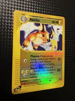 Pokemon TCG Raichu Expedition Base Set Reverse Holo Card 61/165 - Image 2