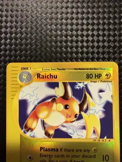 Pokemon TCG Raichu Expedition Base Set Reverse Holo Card 61/165 - Image 5