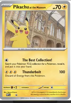Pre order : Pikachu At The Museum Jumbo Pokemon Card (International shippping) - Image 1