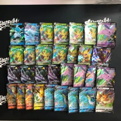 pokemon Chinese exclusive Umbreon V Leafeon RRR Holo lot*35 Cards - Image 1