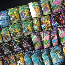pokemon Chinese exclusive Umbreon V Leafeon RRR Holo lot*35 Cards - Image 2