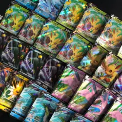 pokemon Chinese exclusive Umbreon V Leafeon RRR Holo lot*35 Cards - Image 3