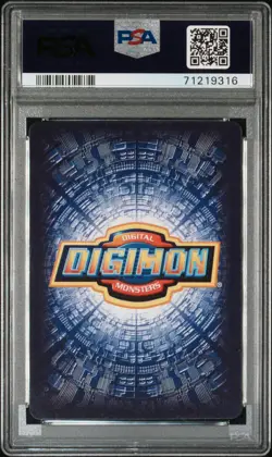 WARGREYMON Digi-Battle Card Series 3 BO-148 PSA 10 Gem Mint Gold Digimon POP 7! - Image 2