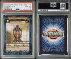 WARGREYMON Digi-Battle Card Series 3 BO-148 PSA 10 Gem Mint Gold Digimon POP 7! - Image 3