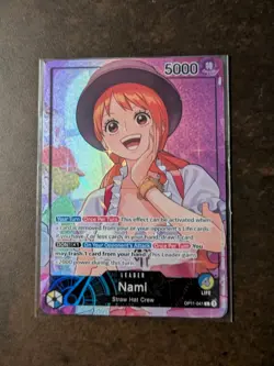 Nami OP11-041 Alt Whole Cake Island One Piece Game Bandai Card Fest Exclusive - Image 3