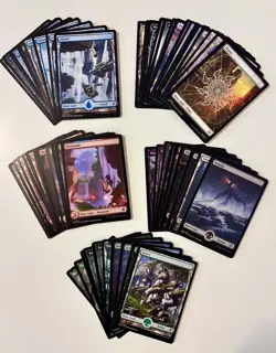 Magic The Gathering 60 Full Art Lands Lot #2. NM - Image 1