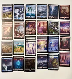Magic The Gathering 60 Full Art Lands Lot #2. NM - Image 2