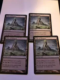 Vault of Whispers - set of 4 - Mirrodin 2003- Regular MTG Magic The Gathering! - Image 1