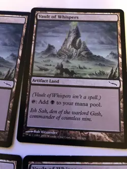 Vault of Whispers - set of 4 - Mirrodin 2003- Regular MTG Magic The Gathering! - Image 3