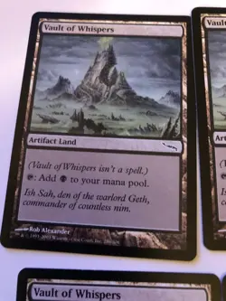 Vault of Whispers - set of 4 - Mirrodin 2003- Regular MTG Magic The Gathering! - Image 4