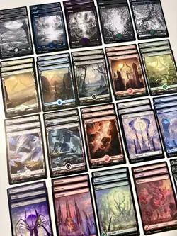 Magic The Gathering 60 Full Art Lands Lot #1. NM - Image 2