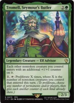 Tromell, Seymour's Butler R Commander: FINAL FANTASY 73 NM MTG - Image 1