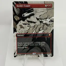 MTG Avatar: The Last Airbender, Sozin's Comet - Borderless Regular NM Pack Fresh - Image 1