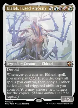 1x Ulalek, Fused Atrocity - Foil Etched NM Eng MTG - Modern Horizons 3 Commander - Image 1