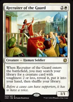 [1x] Recruiter of the Guard Near Mint, English Conspiracy: Take the Crown MTG Ma - Image 1