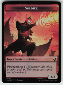 Ballistic Boulder (0013) Soldier (0011) Double-Sided Token TLA MTG - Image 2