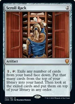 Magic The Gathering MTG SCROLL RACK Commander Legends NM Near Mint - Image 1