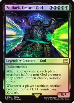 Zodiark, Umbral God (0128) - Final Fantasy - Rare (Foil) - Image 1