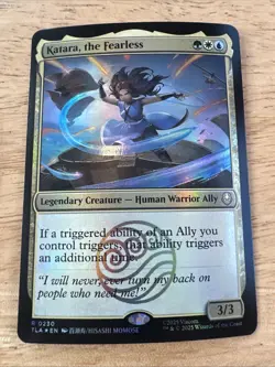 Magic The Gathering - Katara, The Fearless The Last Airbender RARE FRESH Foil NM - Image 1