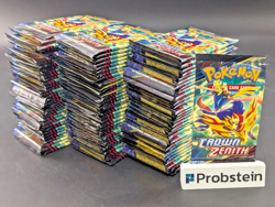 Lot of (100) Pokemon TCG Crown Zenith Booster Packs SEALED NEW - Image 1