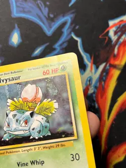 Ivysaur 30/102 4th Print Base Set - Uncommon Pokemon Card - WOTC B MP - Image 3